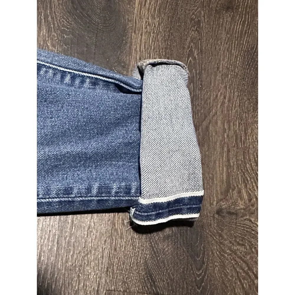 Levis 512 Slim Taper Jeans Mens 29x32 Blue Light Wash Made in Japan Denim Big E